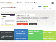 Tablet Screenshot of kolekcjonerpolski.pl